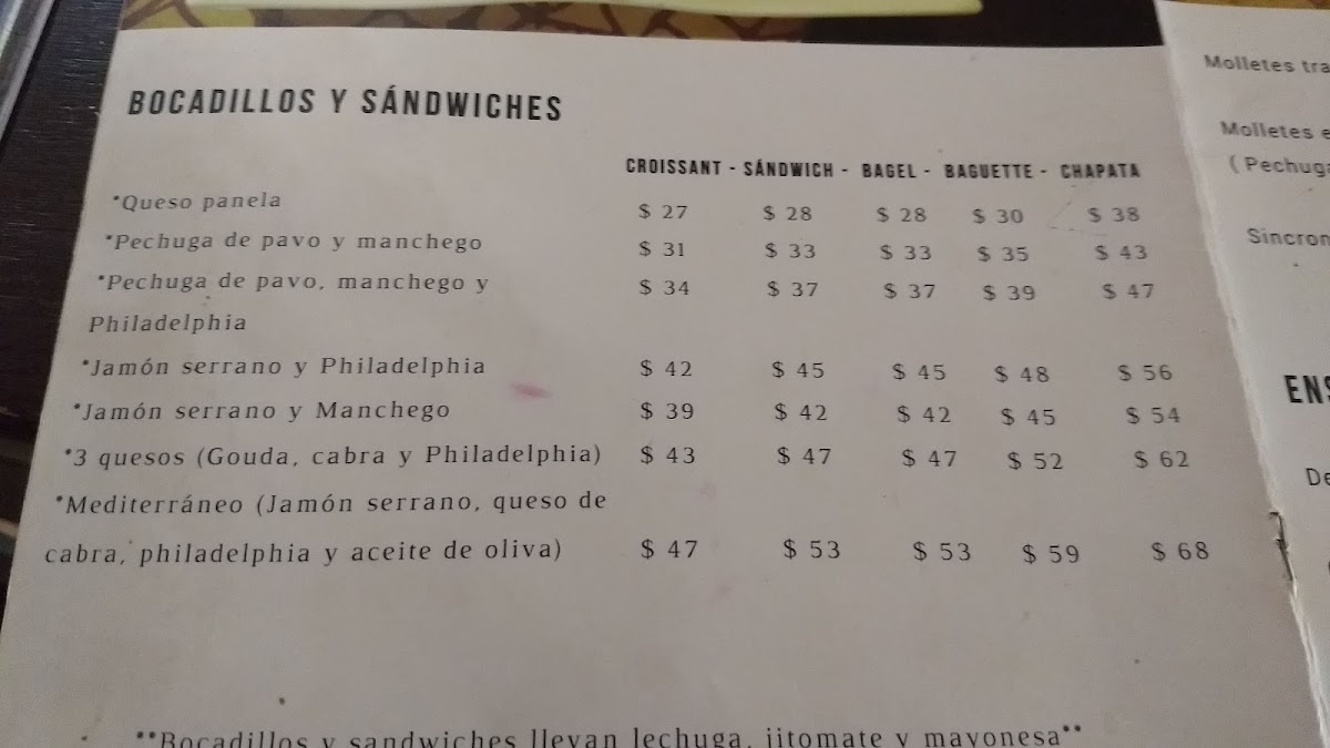 Cultura, Ideas & Café Menu - Image 3